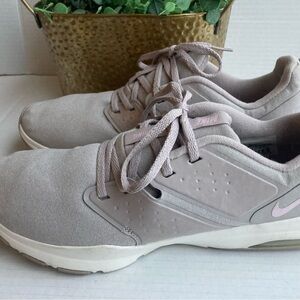 Women’s Nike air, Bella TR gray, pink and white tennis shoes size 11